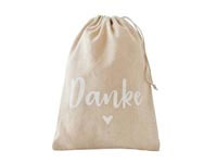 Canvas bag printed with text